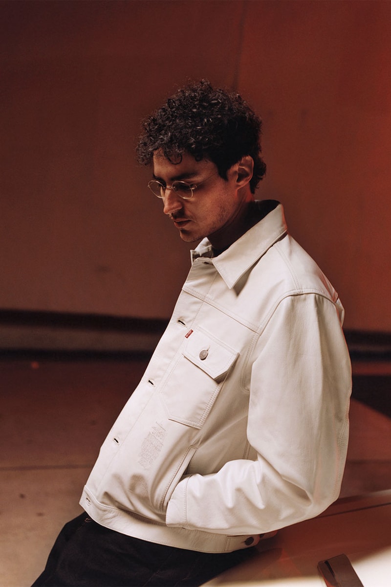 Stüssy x Levi's Unveil New Denim Capsule summer spring 2024 capsule collab link price hong kong drop release leather white black denim jeans logo brand co branding classic workwear collab collaboration 2023 2024