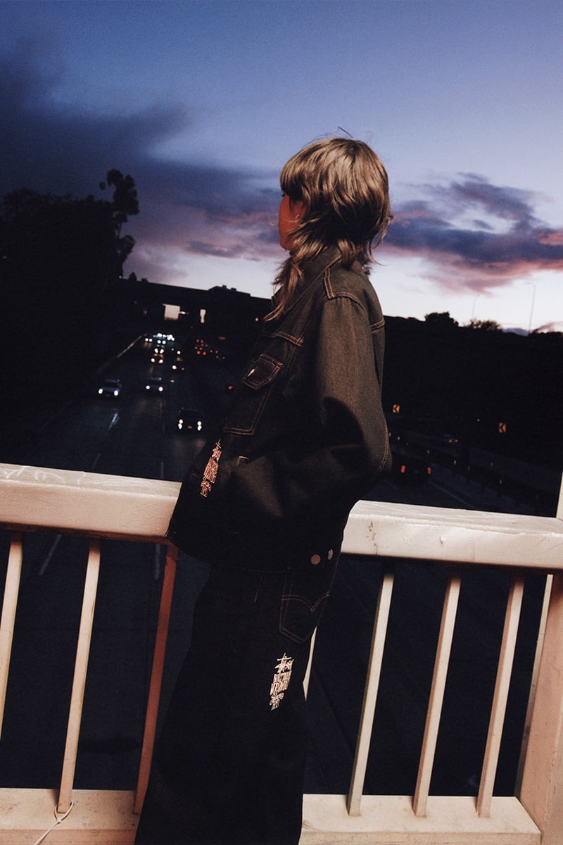 Stüssy x Levi's Unveil New Denim Capsule summer spring 2024 capsule collab link price hong kong drop release leather white black denim jeans logo brand co branding classic workwear collab collaboration 2023 2024