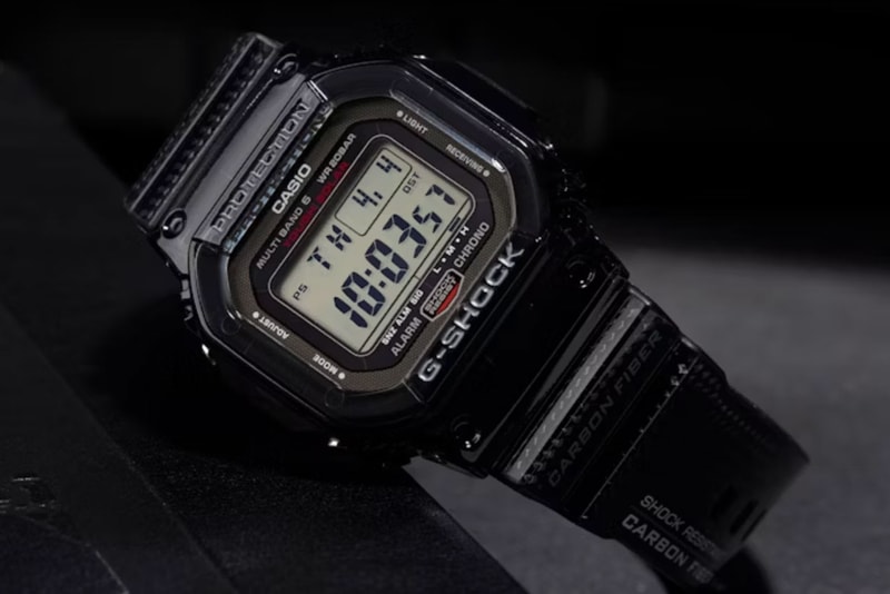 G-SHOCK Outfits Its GWS5600U-1 in Carbon Fiber and Titanium Watches