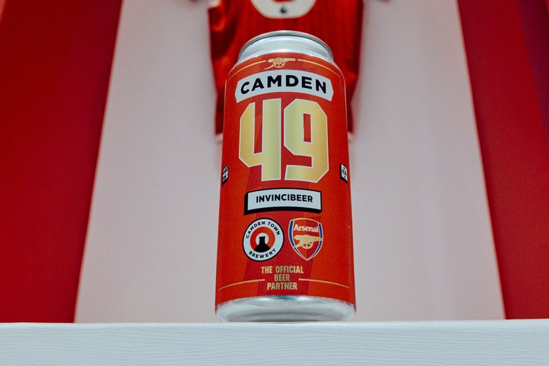 Camden Town Brewery Arsenal Football Club Beer Collaboration Football Soccer Sports Premier League Bukayo Saka