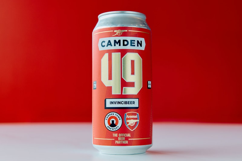 Camden Town Brewery Arsenal Football Club Beer Collaboration Football Soccer Sports Premier League Bukayo Saka 