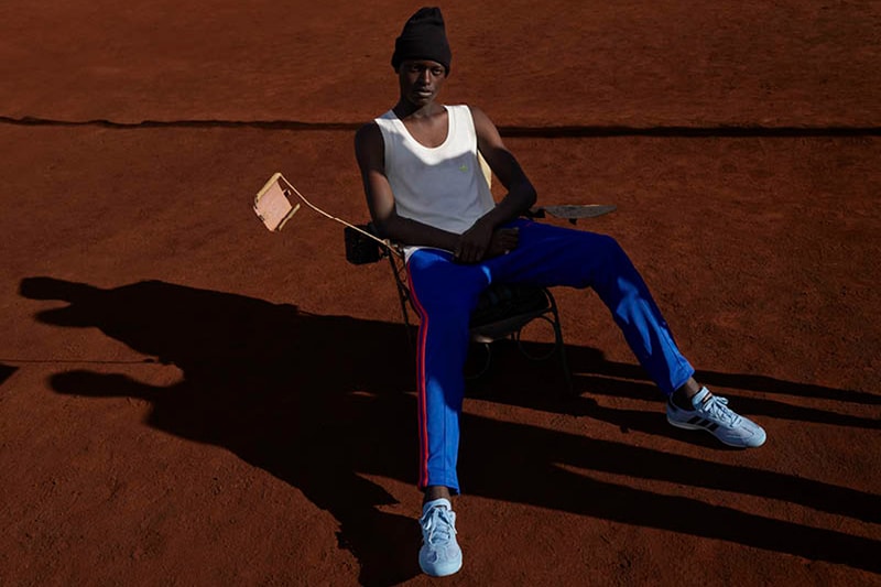 grace wales bonner adidas originals spring summer 2024 ss24 collection collaboration the rift valley runners preview apparel adidas samba millenium sneaker