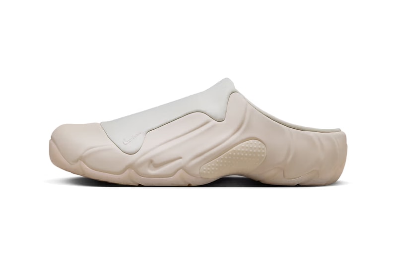 nike sportswear clogposite foamposite clog mule sandal backless light orewood brown official release date info photos price store list buying guide fq8257 100