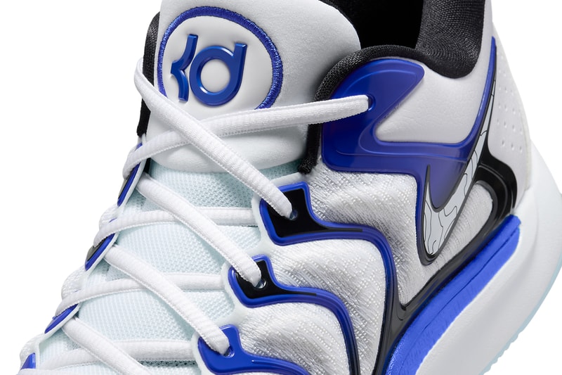 First Look at the Nike KD 17 "Penny" FJ9487-100 White/Black-Game Royal release info kevin durant first look at the shoe basketball team usa