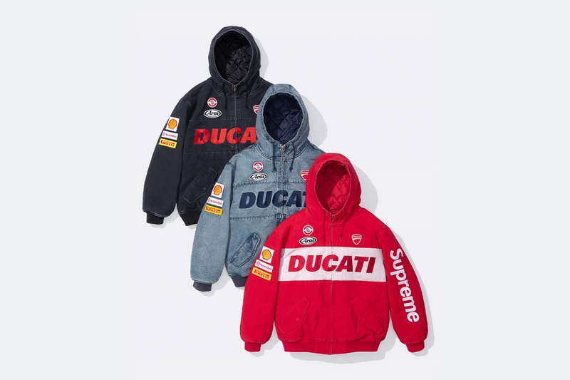 Supreme x Ducati Collaborative Apparel Capsule Release Info