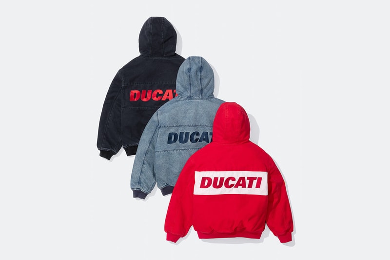 Supreme x Ducati Collaborative Apparel Capsule Release Info