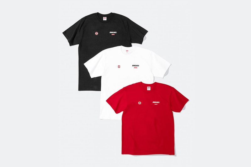 Supreme x Ducati Collaborative Apparel Capsule Release Info