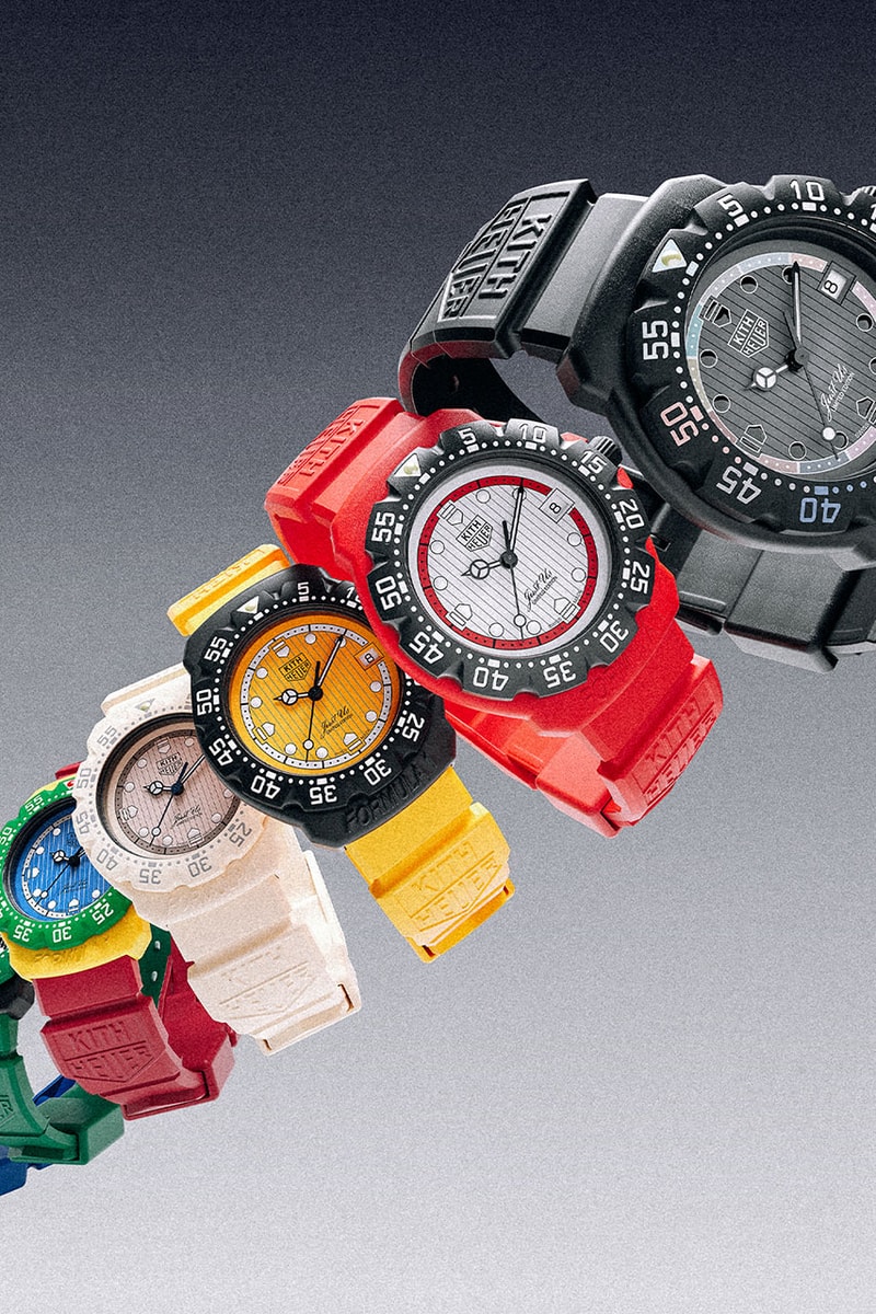 TAG Heuer x KITH Formula 1 Watch Collection Info