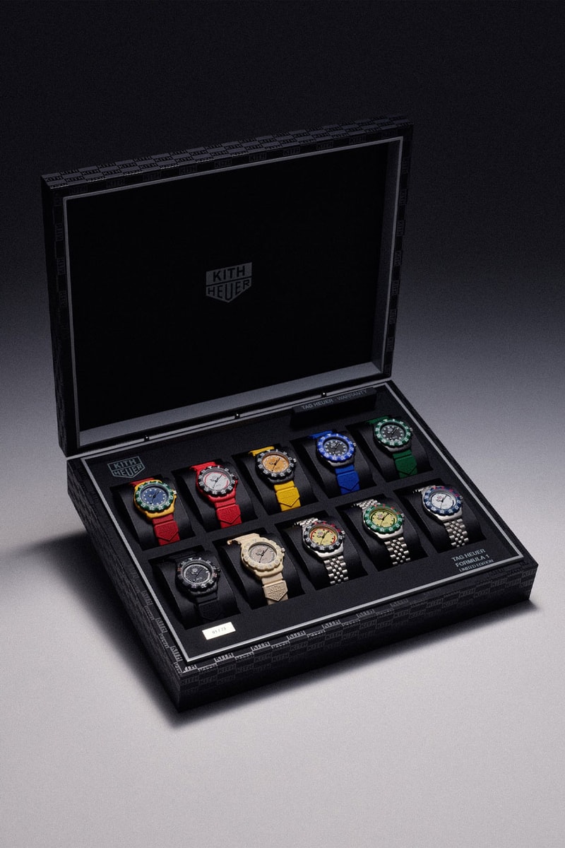 TAG Heuer x KITH Formula 1 Watch Collection Info