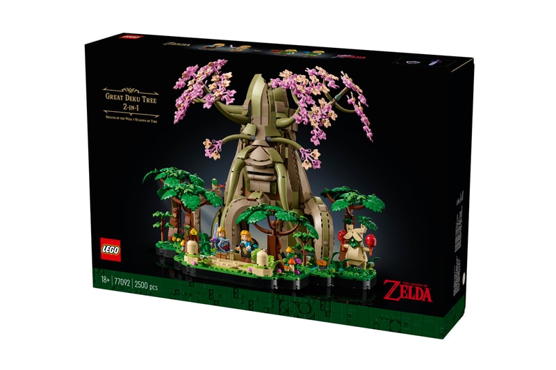 LEGO Legend of Zelda Great Deku Tree Set breath of the wild ocarina of time building link young custom 2 in 1 options