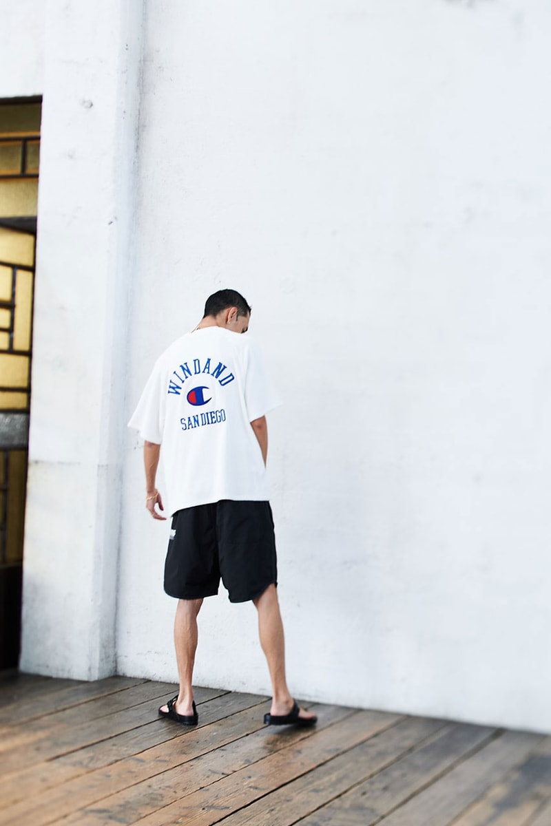 Champion Collides With WIND AND SEA on "College Style" Capsule collaboration collab release collection info lookbook price drop website japan streetwear fashion IO rapper japanese asia