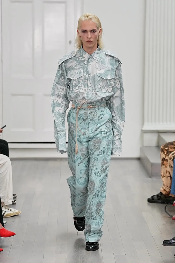 Denzil Patrick Spring Summer 2025 London Fashion Week menswear runway show Daniel Gayle