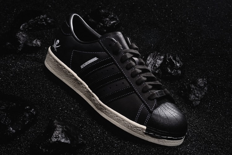 Official Images of the NEIGHBORHOOD x adidas Superstar "Ink Black"