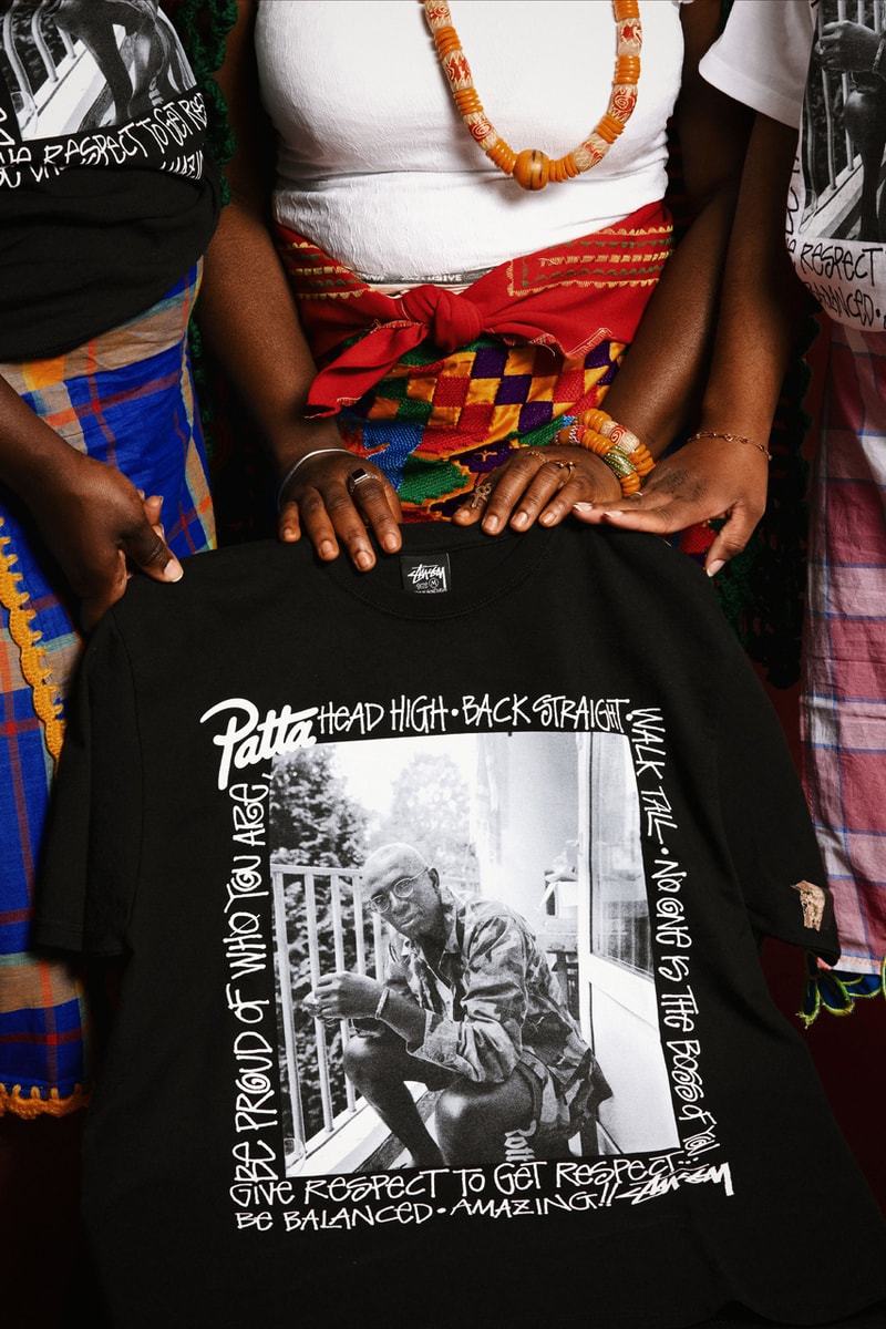 Patta Stussy Respect Tee Supporting Community Efforts development country art project photo retail stores july release date Suriname