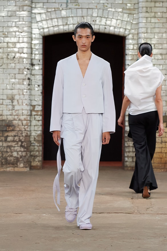 QASIMI Spring Summer 2025 London Fashion Week menswear womenswear runway show