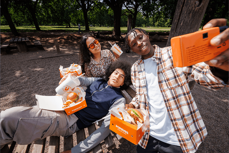 POPEYES UK Louisiana BBQ Sandwich Saucin Wings fried chicken menu