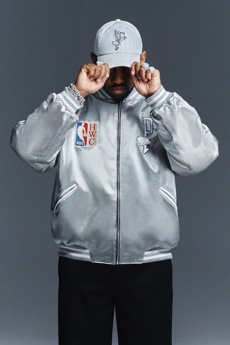 3.PARADIS x Mitchell & Ness x NBA Is a Triple Threat in Collaborative Capsule release info fabolous rapper campaign shop olympics games fashion drop price jersey jacket leather pants basketball ball shoot lebron james france canada association team medal win