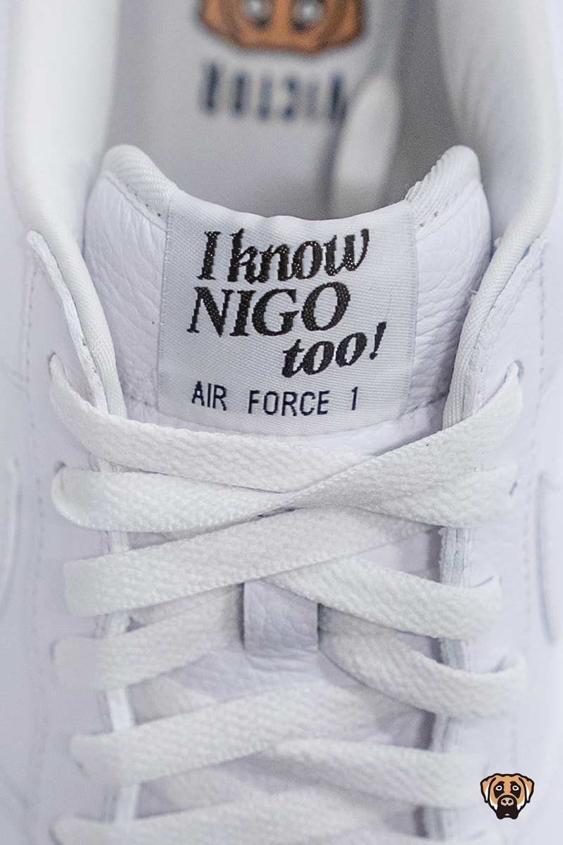 victor victor steven nike air force 1 low white tosa logo nigo official release date info photos price store list buying guide
