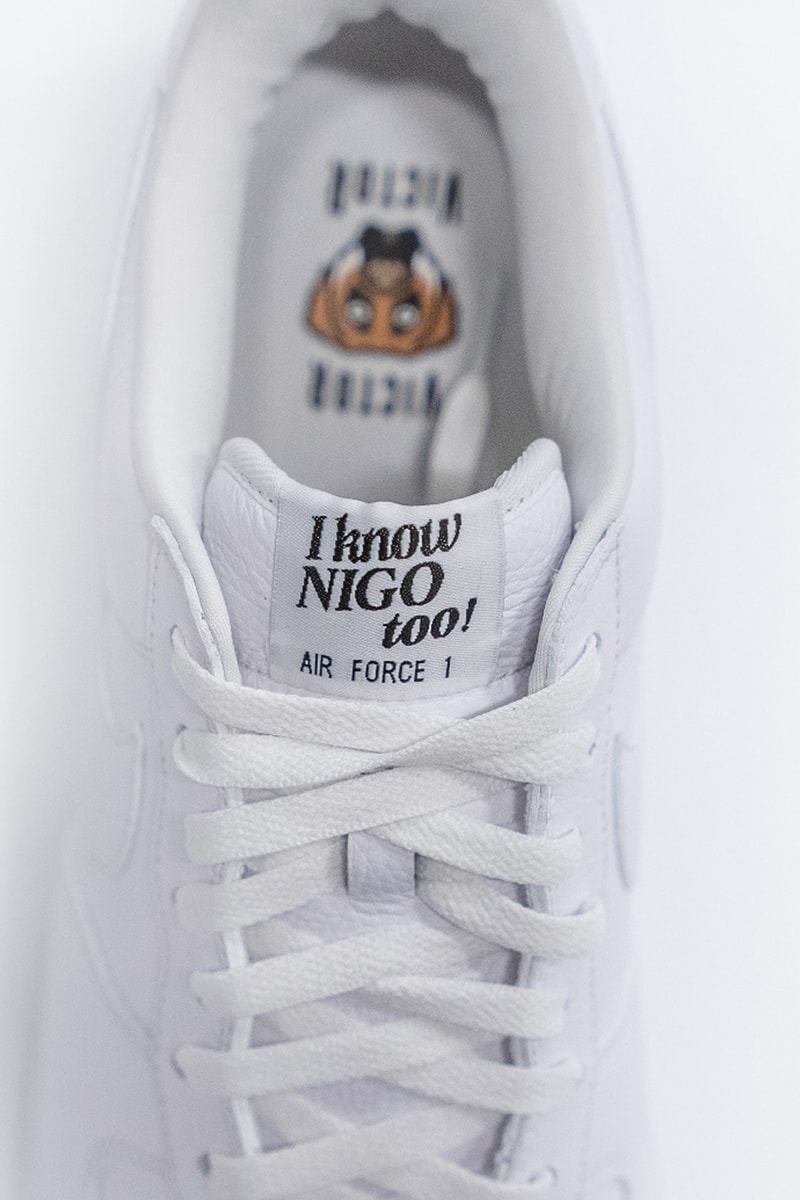 victor victor steven nike air force 1 low white tosa logo nigo official release date info photos price store list buying guide