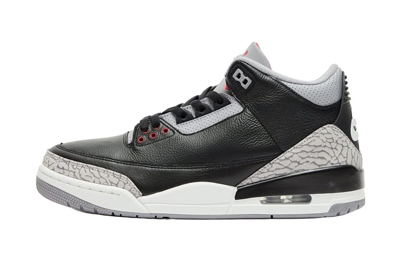 Detailed Look at This Year's Air Jordan 3 "Black Cement"