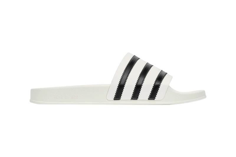 adidas Fear of God Athletics 1 Black Toe Jerry Lorenzo Adilette Slides  Los Angeles info store list buying guide photos price