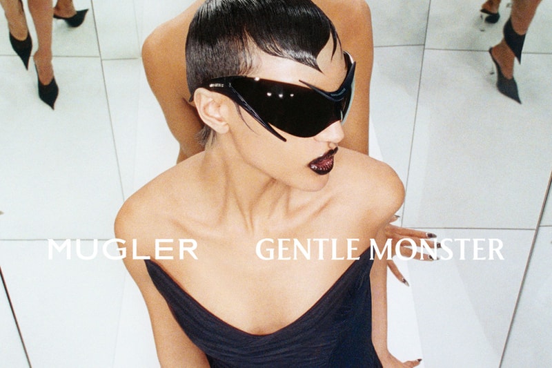 Mugler x Gentle Monster Present Eyewear Capsule thierry house style collab fourmis eye sunglass shades glasses frames link purchase collaboration fashion archive silhouette detail shape jennie blackpink