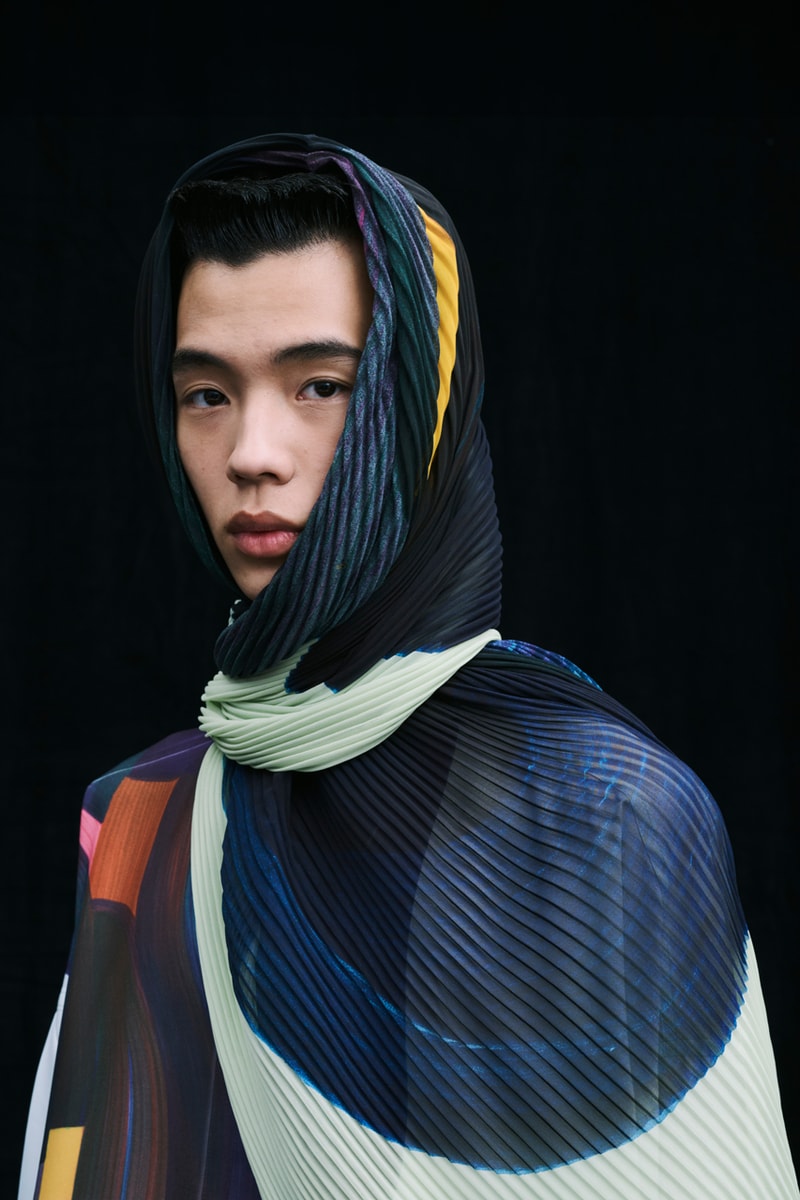 homme plisse issey miyake aw24 autumn winter 2024 high fashion week couture design clothing garments pleats