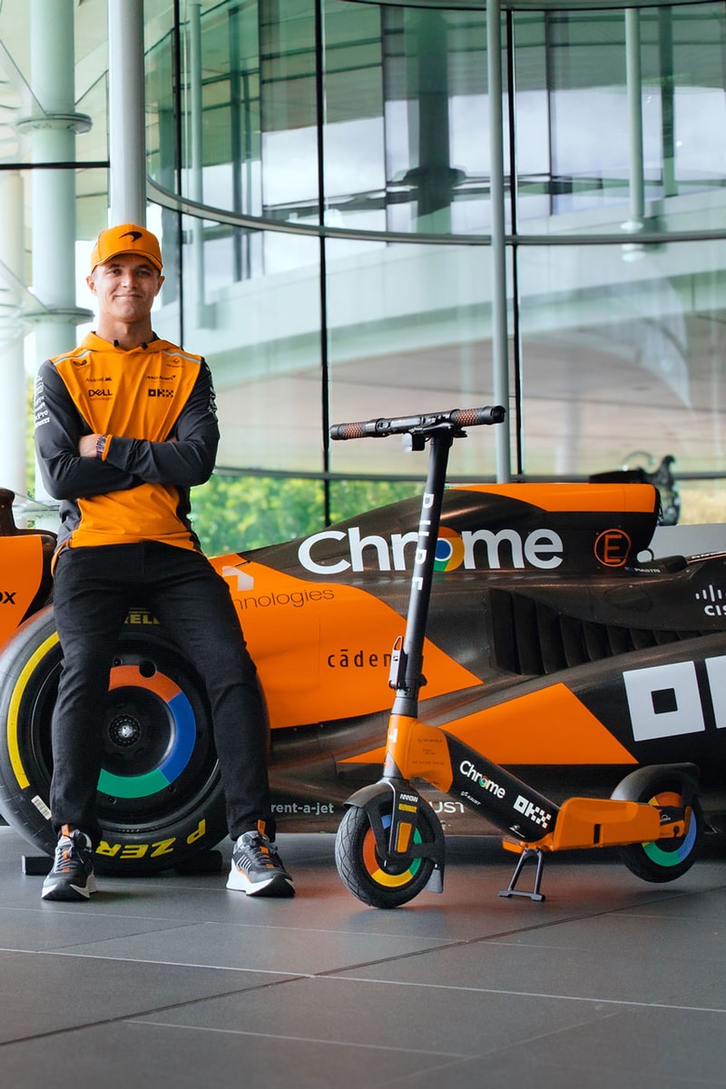 Pure McLaren Reconnect for Fourth Collaboration E-Scooter Automotive Scooter Riding Driving Racing Shopping