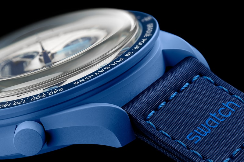 Swatch x OMEGA MoonSwatch Mission to the Super Blue Moonphase New Watch Launch Info so33n700 Bioceramic