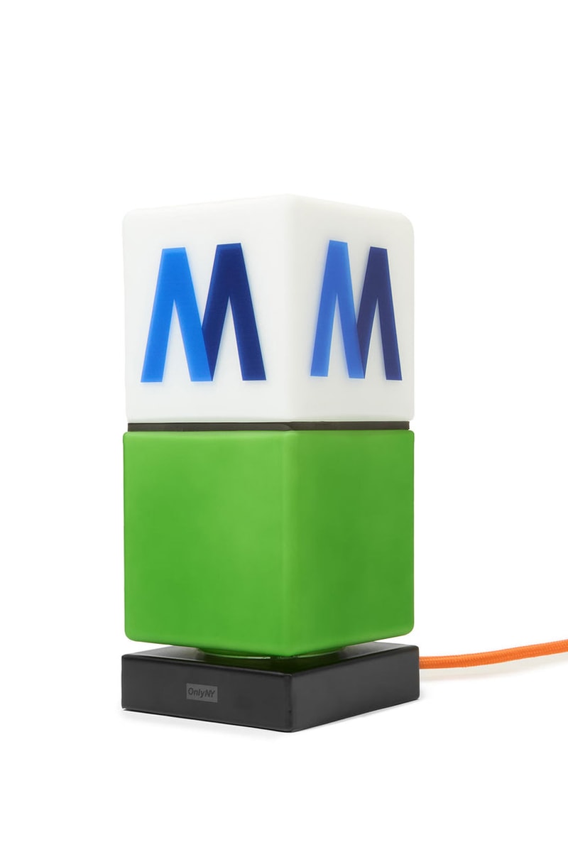 The Only NY x MTA Lamp Is Available for Preorder sell sold out link price design frosted trash can collab new york city link pre order desk pencil case archive retro