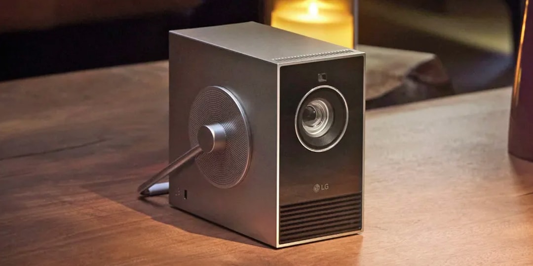 LG CineBeam Qube 4K Projector CES 2024 Unveil