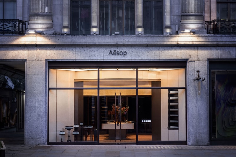 Aesop Opens Its Doors To New Store On Regent Street, London 