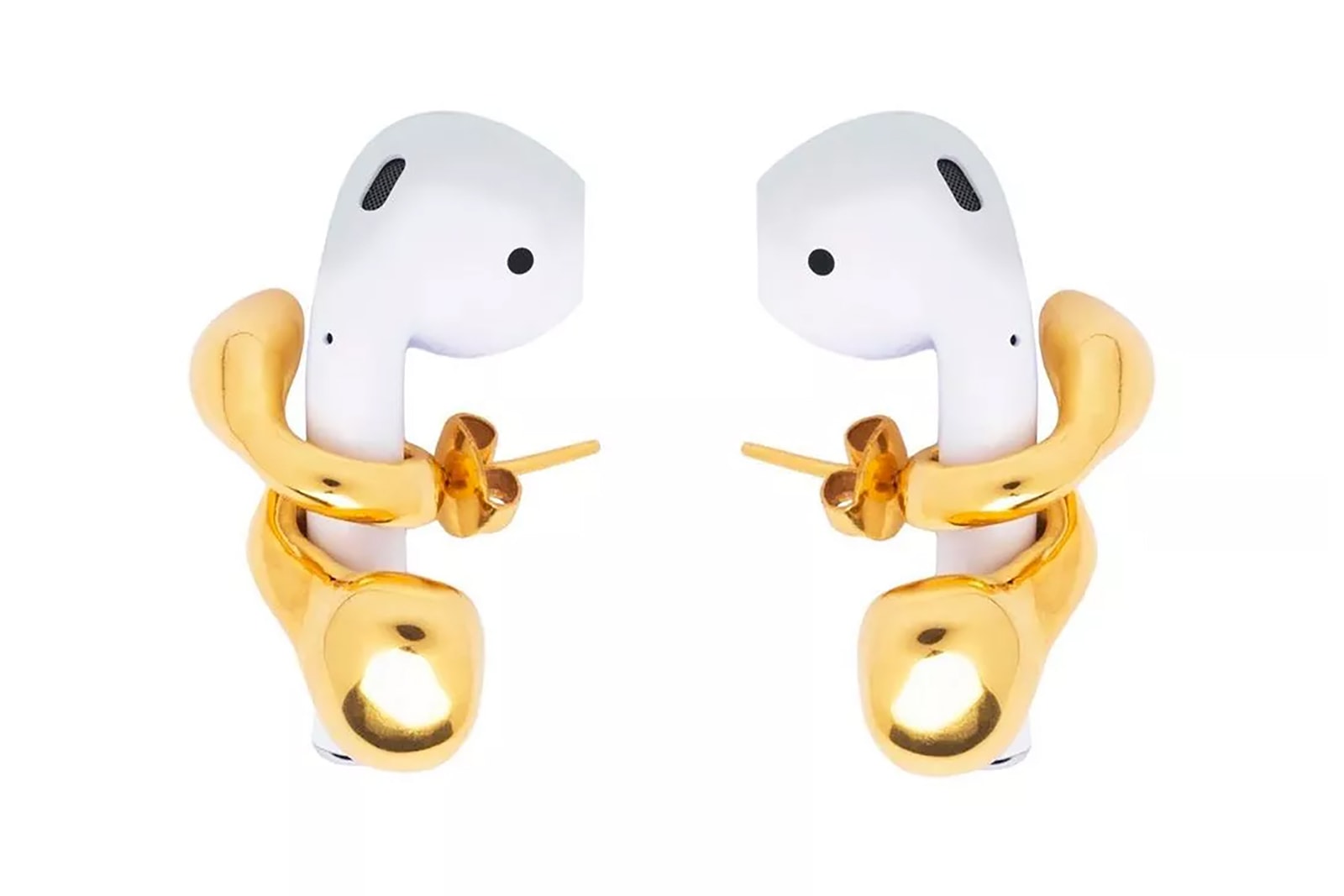 MISHO AirPods Earrings Gold & Silver Release | HYPEBAE