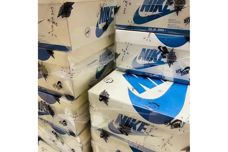 Travis Scott x fragment design x Air Jordan 1 Low 最新聯名鞋款率先 ...