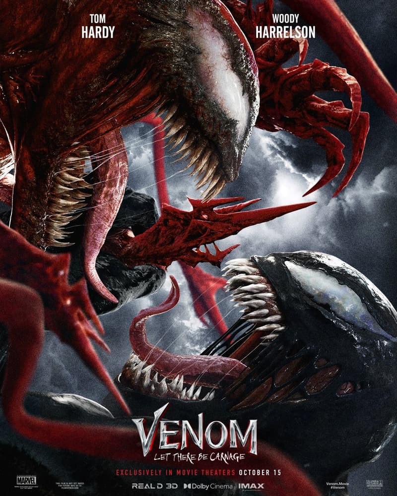 Marvel 反英雄電影《Venom 猛毒2:血蜘蛛》釋出最新海報與宣佈再次延期上映 HYPEBEAST Marvel 反英雄電影《Venom 猛毒2:血蜘蛛》釋出最新海報與宣佈再次延期上映 HYPEBEAST
