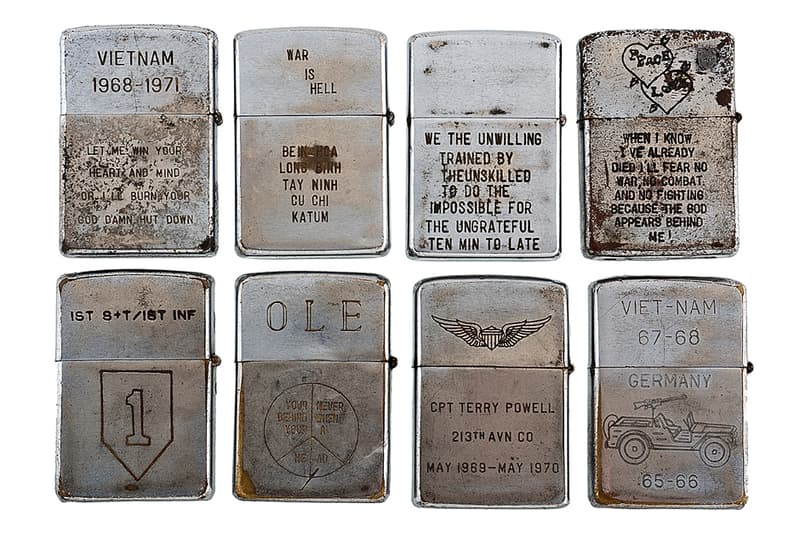 RETROSPECT Vintage Vietnam War Zippo Lighters Hypebeast