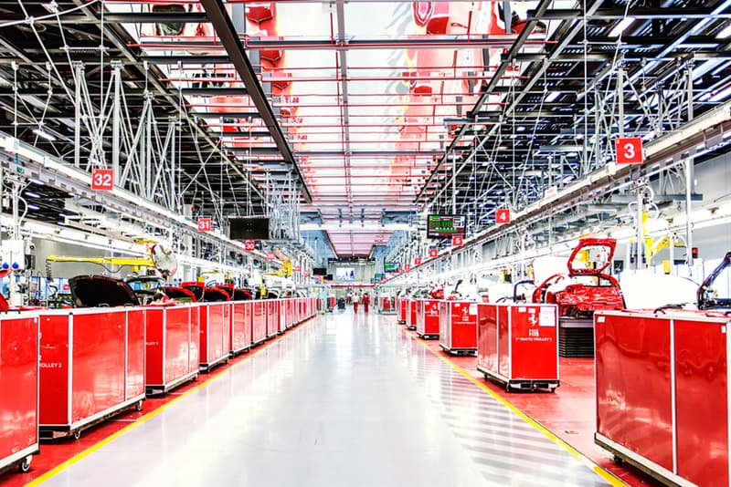 A Look Inside Ferrari S Factory In Maranello Italy