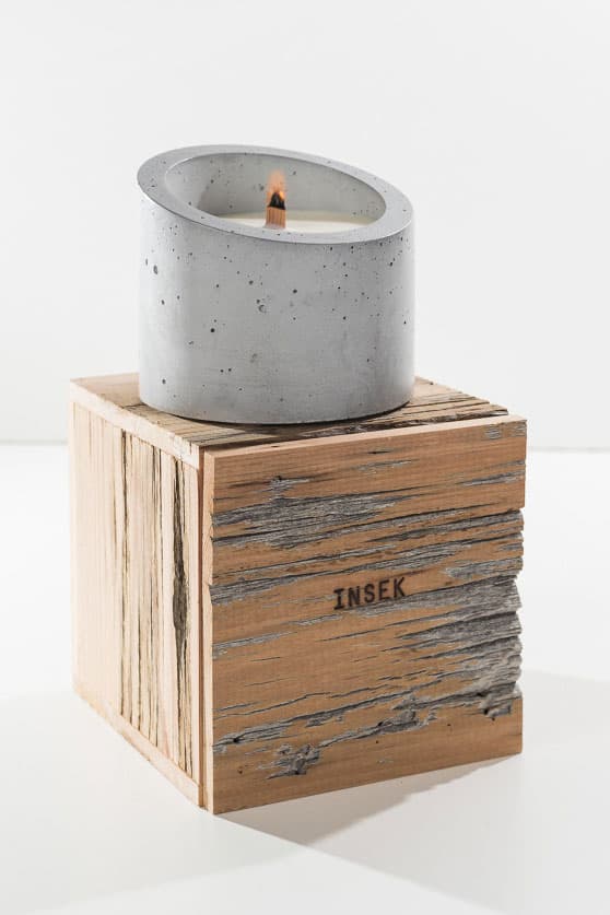 IN.SEK Concrete Candles Hypebeast