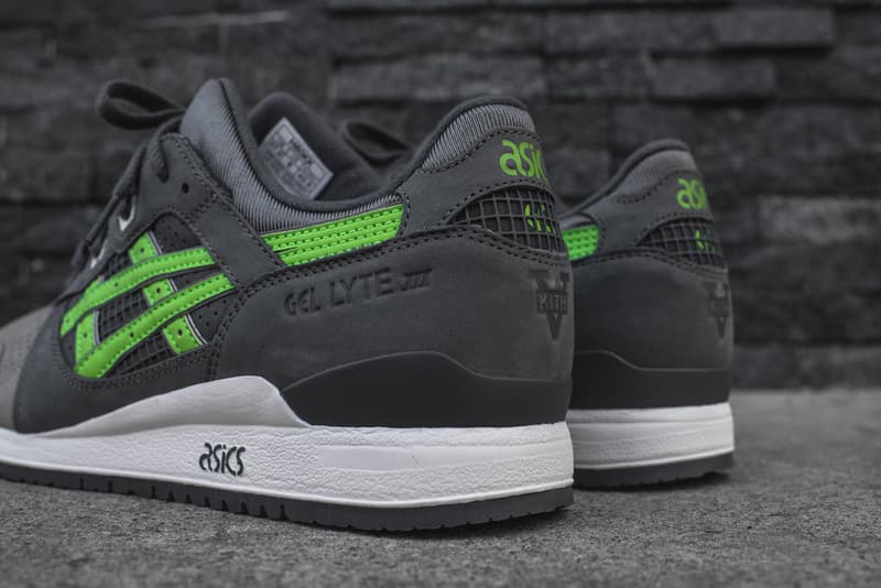 ronnie fieg x asics gel lyte iii super green