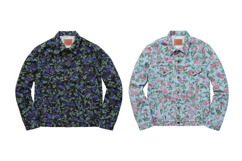 Supreme x Levi's 2016 Spring Summer Floral Collection ...