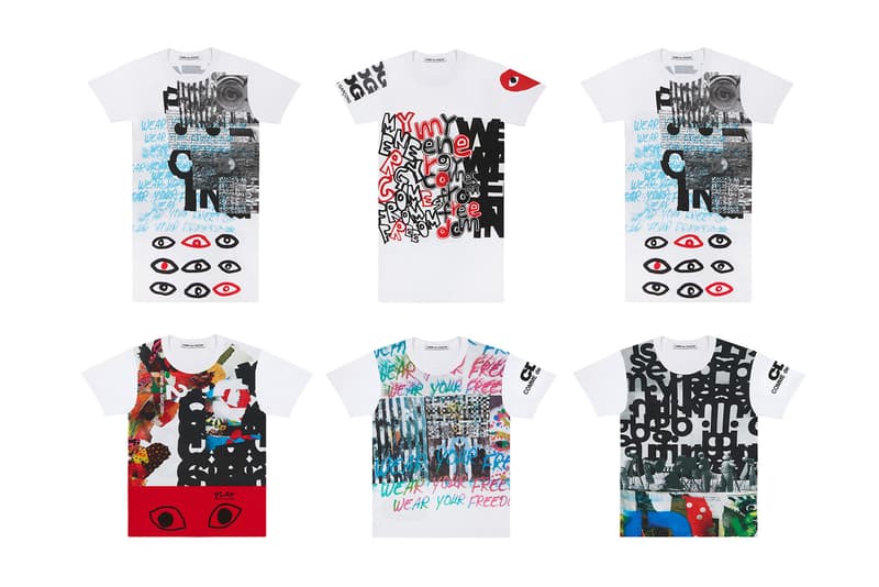 COMME des GARÇONS Collage T-Shirts | HYPEBEAST