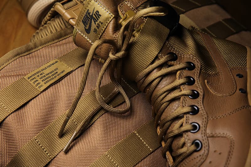 Nike SF AF 1 Military Inspired Sneaker Boot Pack in Hazelnut | HYPEBEAST