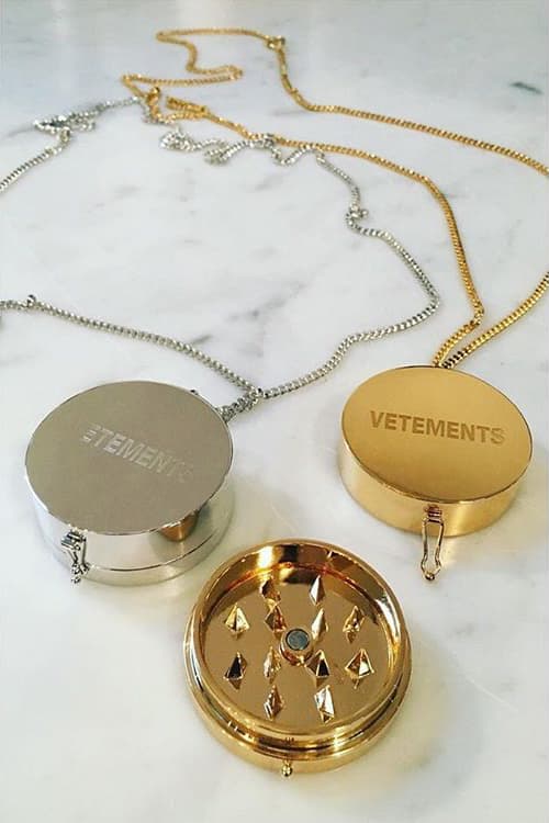 Vetements Releases Grinder Pendant Necklace HYPEBEAST