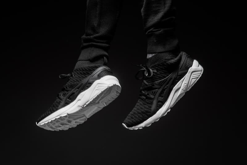 ASICS GEL-Kayano Knit in Black & White | HYPEBEAST