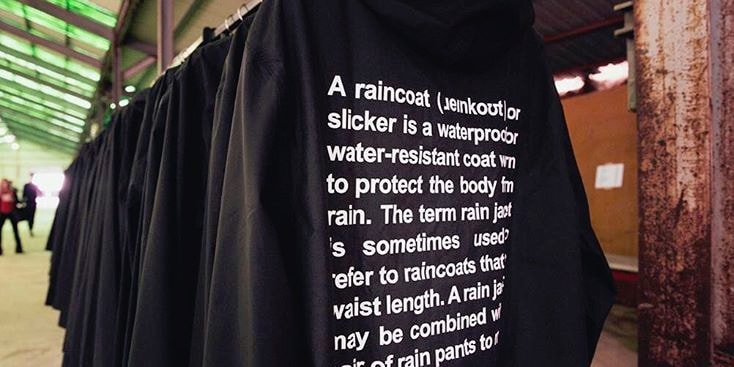 Vetements Releases Exclusive Definition Print Raincoat Vetements Releases Exclusive Definition Print Raincoat