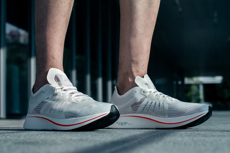 NikeLab Zoom Fly SP On Feet HYPEBEAST NikeLab Zoom Fly SP On Feet HYPEBEAST