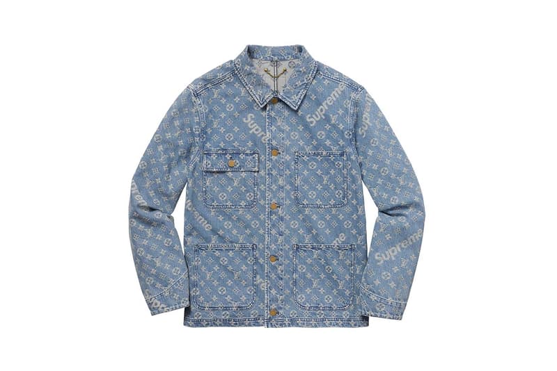 Supreme Louis Vuitton Blue Jean Jacket | Supreme and Everybody