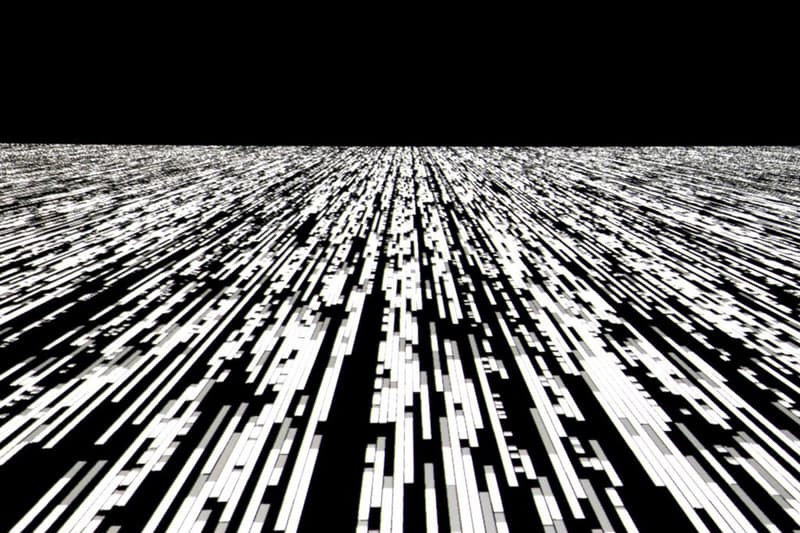 Ryoji Ikeda "Continuum" Centre Pompidou Exhibit HYPEBEAST