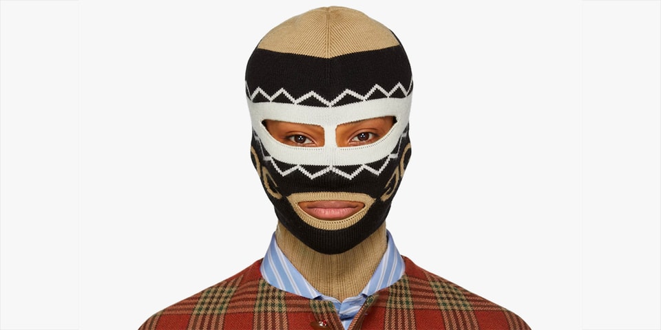 Gucci Knitted Logo Balaclava Face Mask | HYPEBEAST
