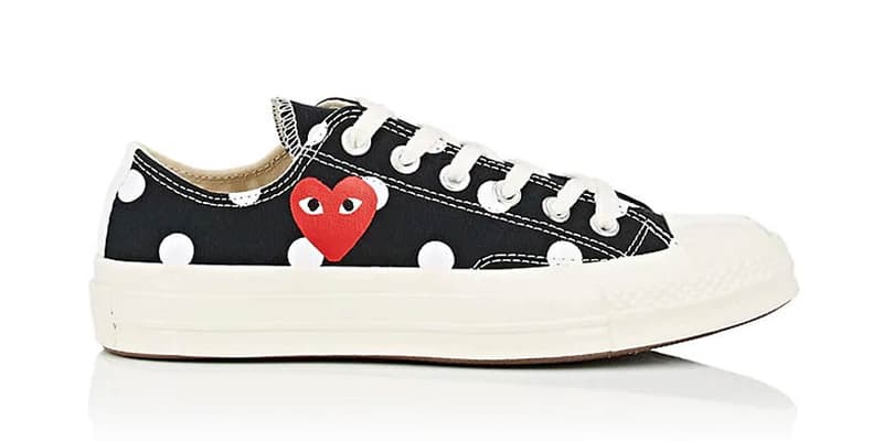 comme des garcons sneakers polka dot